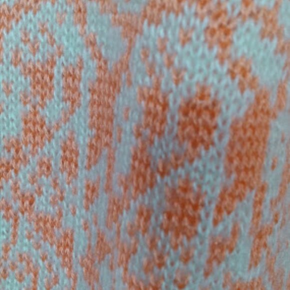 Vintage 90s Streetwear Womens Pastel Orange Longsleeve Knit Sweater Size: M-L - Picture 10 of 13